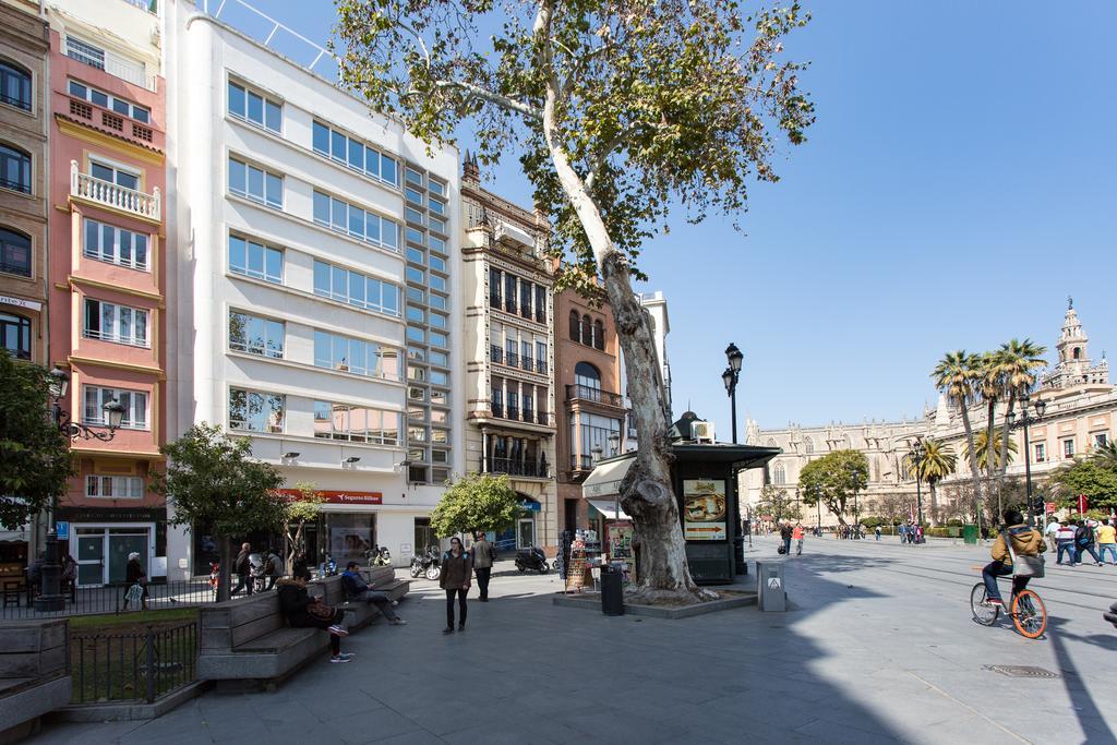 Apartamentos Edificio Constitucion إشبيلية الغرفة الصورة